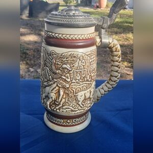 Avon "Cattle Drive" Beer Stein